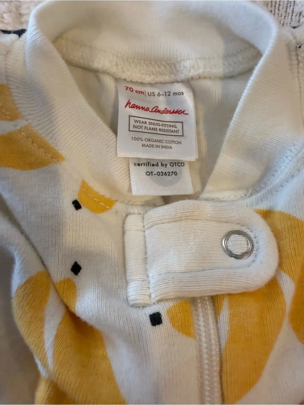 Hanna Andersson Unisex Shortie Zip Summer Pajama Bundle of 4 6-12 Months